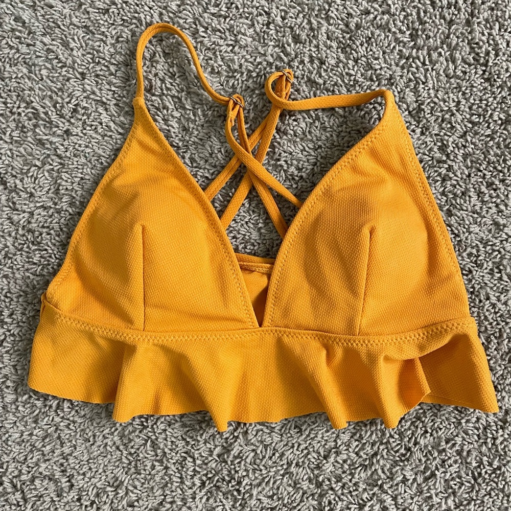 Yellow bikini top from Cupshe size Medium